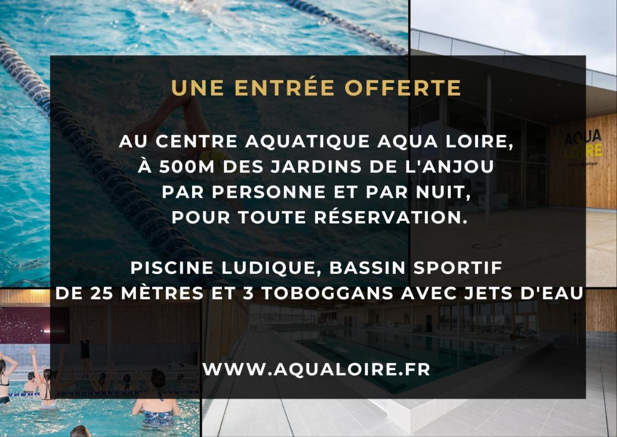 莱斯花园安茹酒店 Montjean-sur-Loire 外观 照片